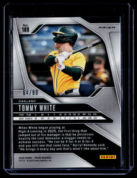 2025 Panini Prizm Baseball Tommy White Red Power Prizms #169 64/99 - back