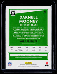 2020 Panini Donruss Optic Darnell Mooney RC #125 Chicago Bears - back
