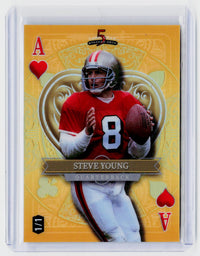 2024 Wild Card 5 Card Draw Stacked Deck Steve Young 1/1 - front