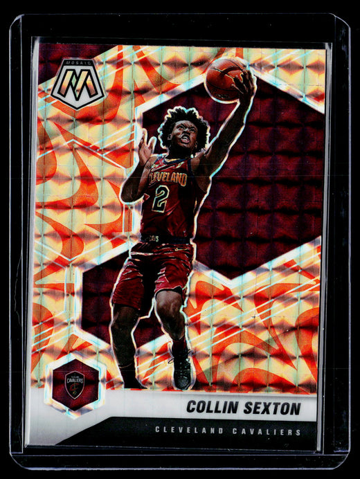 2020-21 Panini Mosaic Collin Sexton #85 Base Cleveland Cavaliers - front
