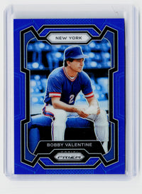 2024 Panini Prizm Baseball Bobby Valentine Blue Prizm #163 /199 - front