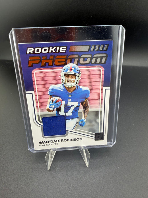 2022 Panini Donruss Rookie Phenom Jerseys Wan'Dale Robinson RPJ-19 - front