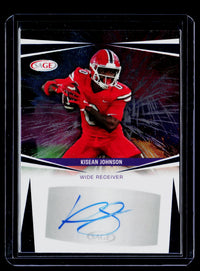 2025 SAGE Autograph Kisean Johnson A-KJ2 - front