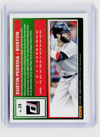 2025 Panini Donruss Baseball Dustin Pedroia Artist Proof #28 /250 - back