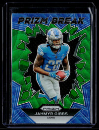 2023 Panini Prizm Football Prizm Break PB-5 Jahmyr Gibbs Rookie Lions - front