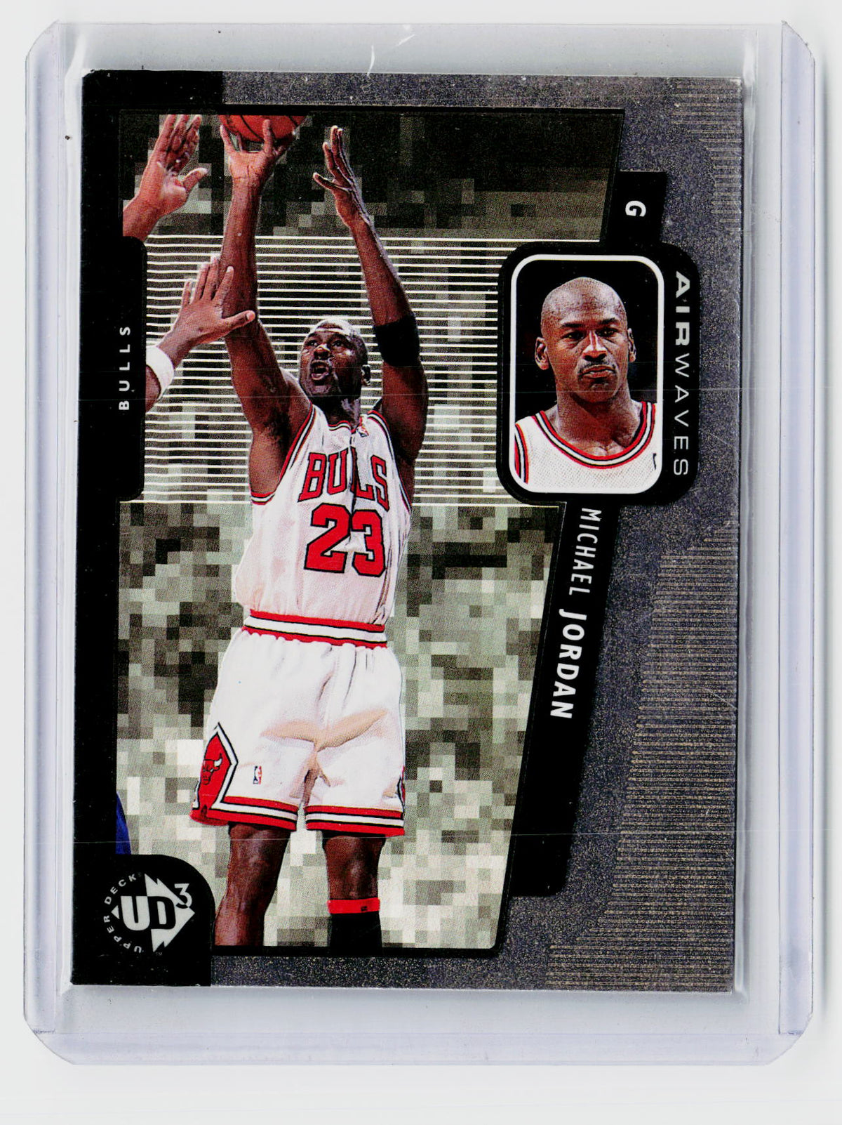 1998 Upper Deck UD3 Airwaves Michael Jordan #233 Holofoil Sample - front