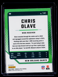 2024 Panini Donruss Optic Football Chris Olave #141 New Orleans Saints - back