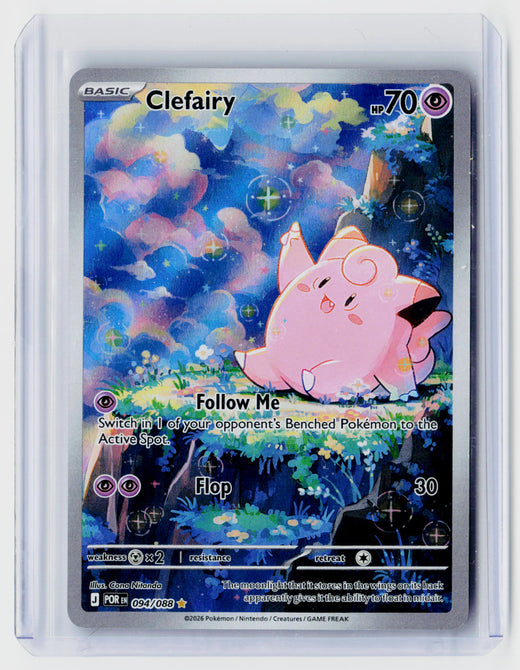 2026 Pokémon TCG Clefairy 094/088 Trading Card - front