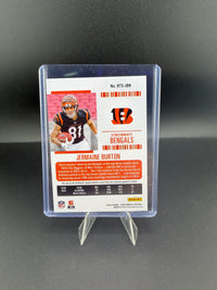 2024 Panini Contenders Rookie Ticket Swatch Jermaine Burton RC #RTS-JBN - back