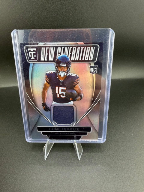 2024 Panini Totally Certified New Generation Rome Odunze Rookie Memorabilia #NGJ-ROE - front