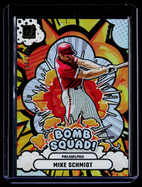 2025 Panini Donruss Baseball Bomb Squad Mike Schmidt #20 /199 - front