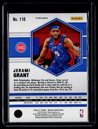 2020-21 Panini Mosaic Jerami Grant Detroit Pistons #116 - back
