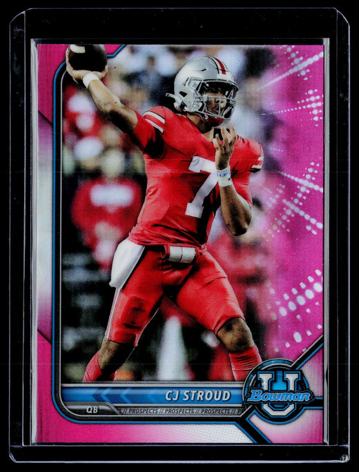 2022 Topps Bowman University Bowman Paper Prospects CJ Stroud #90 - front