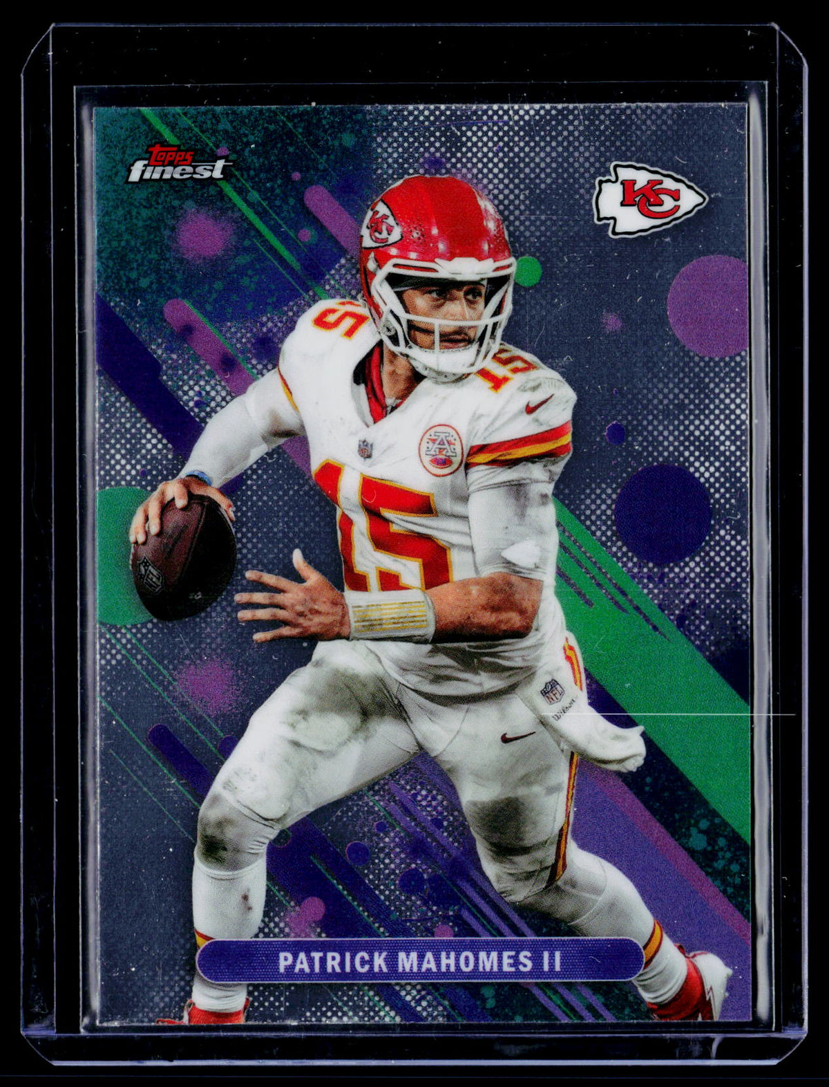 2025 Topps Finest Football #58 Patrick Mahomes II Kansas City Chiefs - front