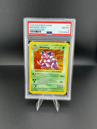 1999 Wizards of the Coast Pokémon Game Nidoking #11 Shadowless PSA NM-MT 8 - front