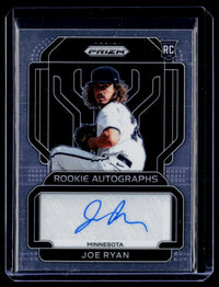 2022 Panini Prizm Baseball Rookie Autographs Joe Ryan #RA-JR - front