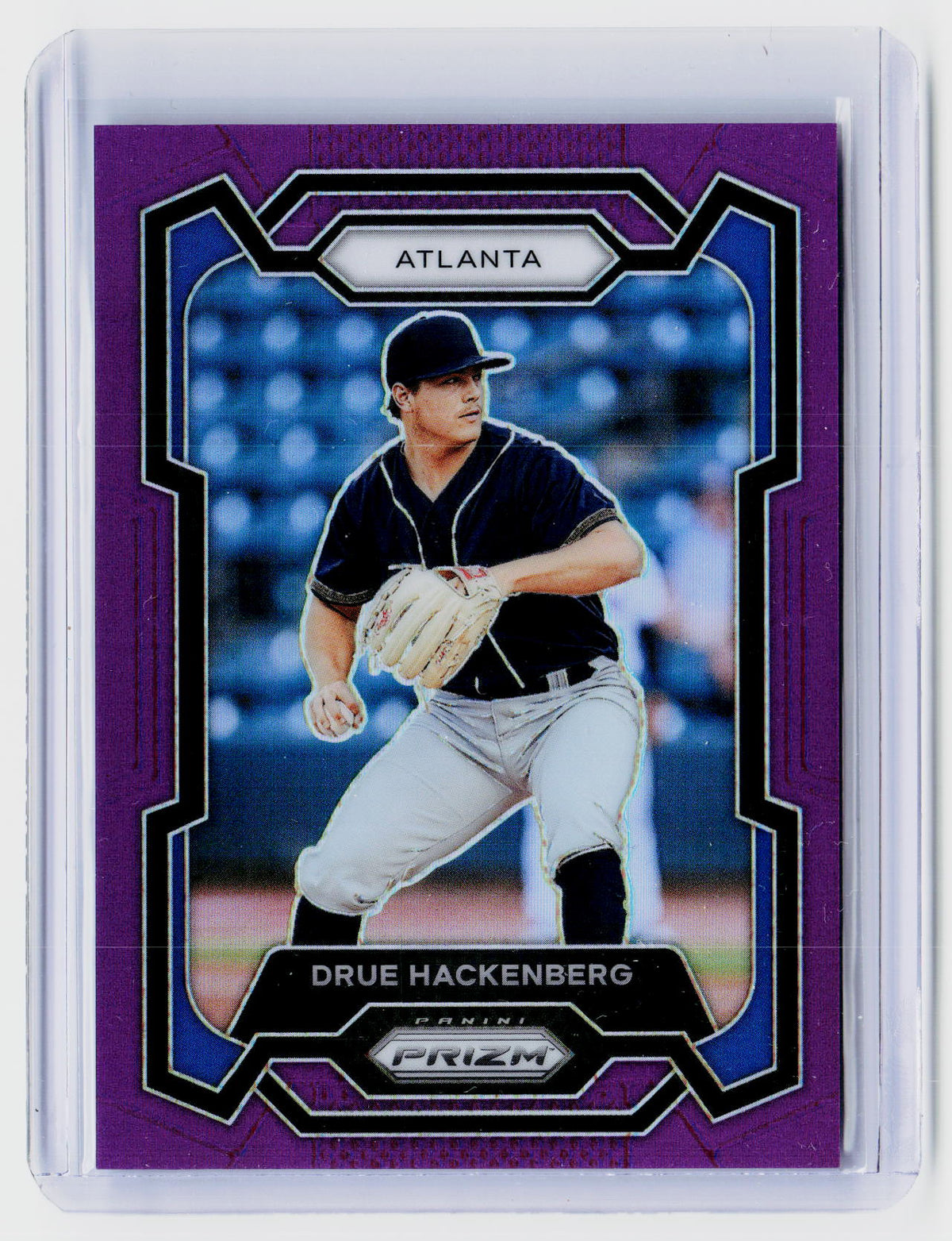 2024 Panini Prizm Baseball Drue Hackenberg #234 Purple Prizm /99 - front