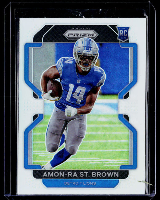 2021 Panini Prizm Football Rookie Card #358 Amon-Ra St. Brown Detroit Lions - front