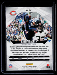 2024 Panini Phoenix Football Keenan Allen #94 Chicago Bears - back