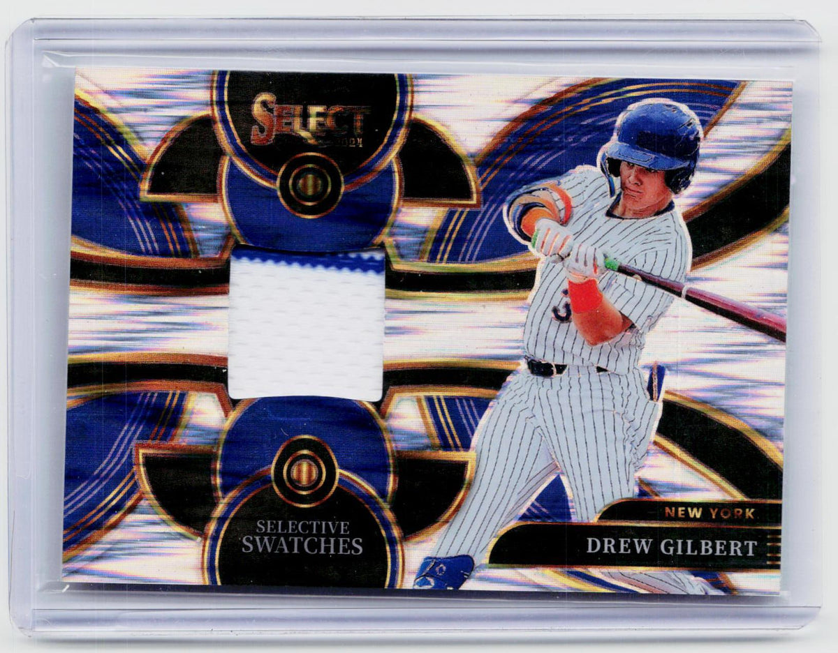 2024 Panini Select Selective Swatches Drew Gilbert Rookie Memorabilia Card SS-DG - front