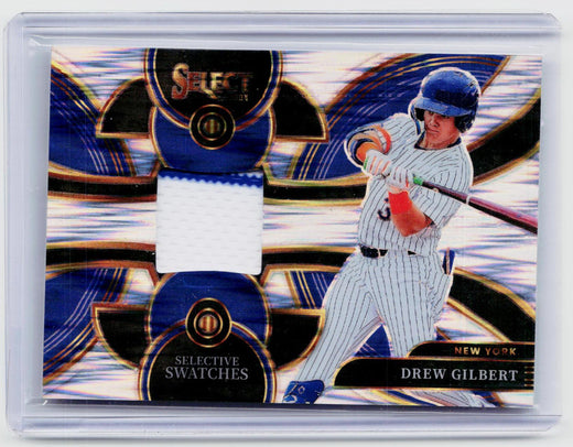 2024 Panini Select Selective Swatches Drew Gilbert Rookie Memorabilia Card SS-DG - front