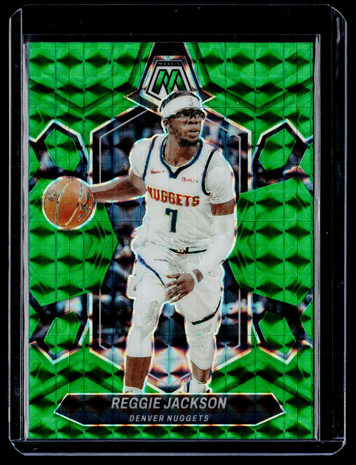 2023-24 Panini Mosaic Basketball Reggie Jackson #164 Denver Nuggets - front
