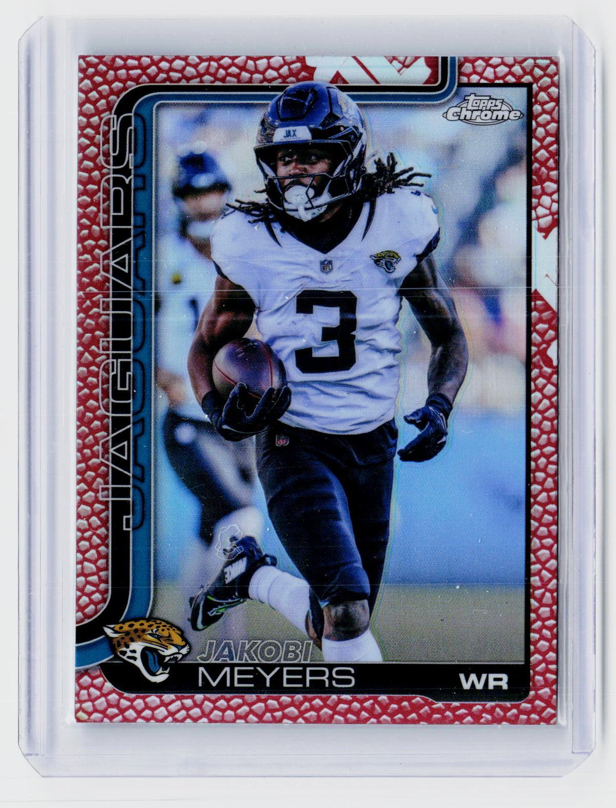 2025 Topps Chrome Football Jakobi Meyers #176 Jacksonville Jaguars - front