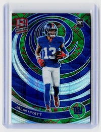 2023 Panini Spectra Football Jalin Hyatt Rookie #155 Serial-Numbered 7/8 - front