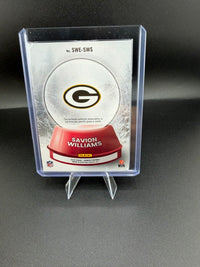 2025 Panini Donruss Rookie Sweater Savion Williams RC #SWE-SWS - back