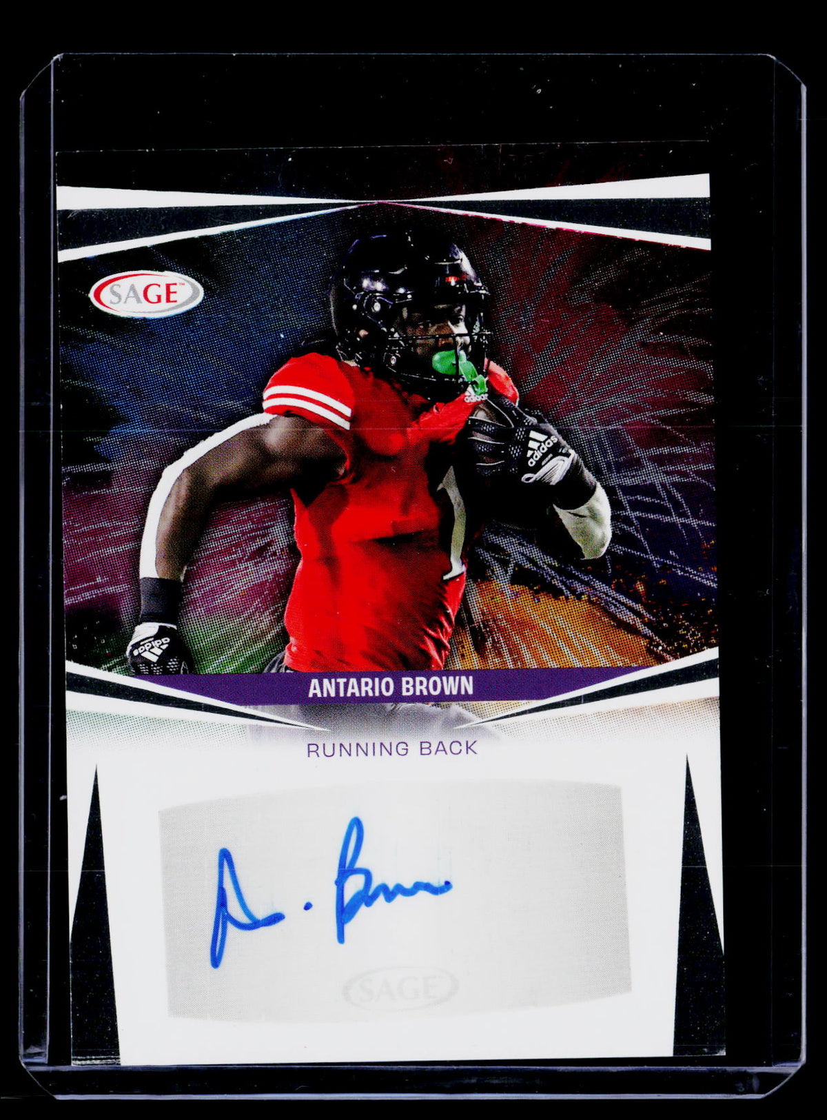 2025 SAGE Autograph Antario Brown Autographs Auto #A-AB - front