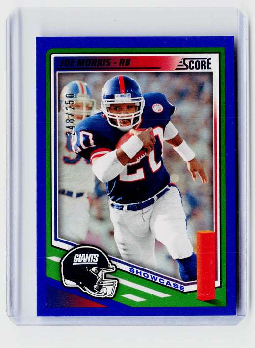 2025 Panini Score Football Showcase Joe Morris #49 248/250 - front