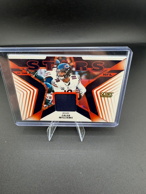2025 Panini Score Stars of the NFL Jerseys Caleb Williams #SNJ-CWS - front