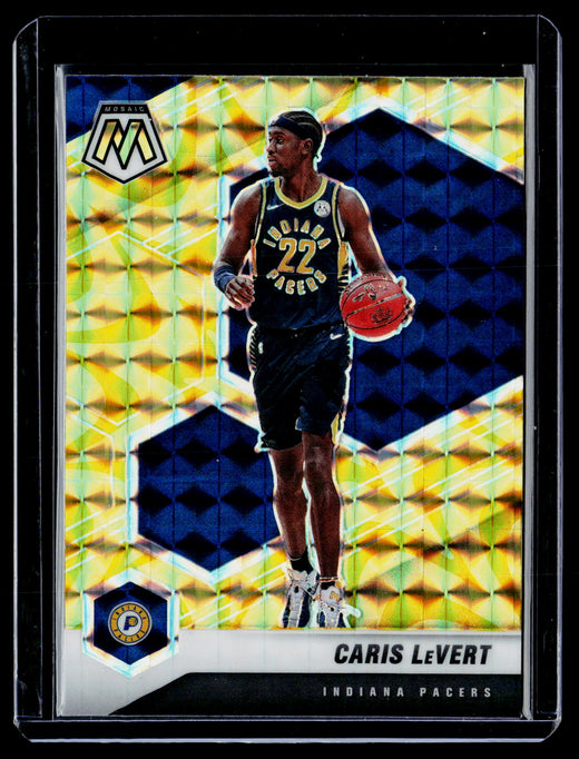 2020-21 Panini Mosaic Basketball Caris LeVert Silver #95 - front