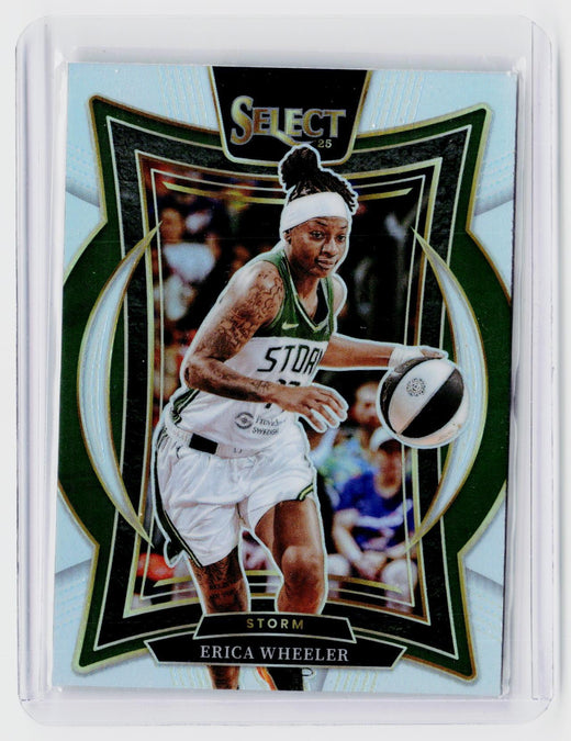 2025 Panini Select WNBA Erica Wheeler #28 Concourse Seattle Storm - front