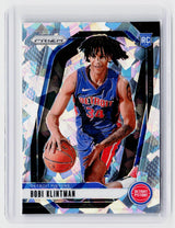 2024-25 Panini Prizm Basketball Bobi Klintman Rookie Card #266 Detroit Pistons - front