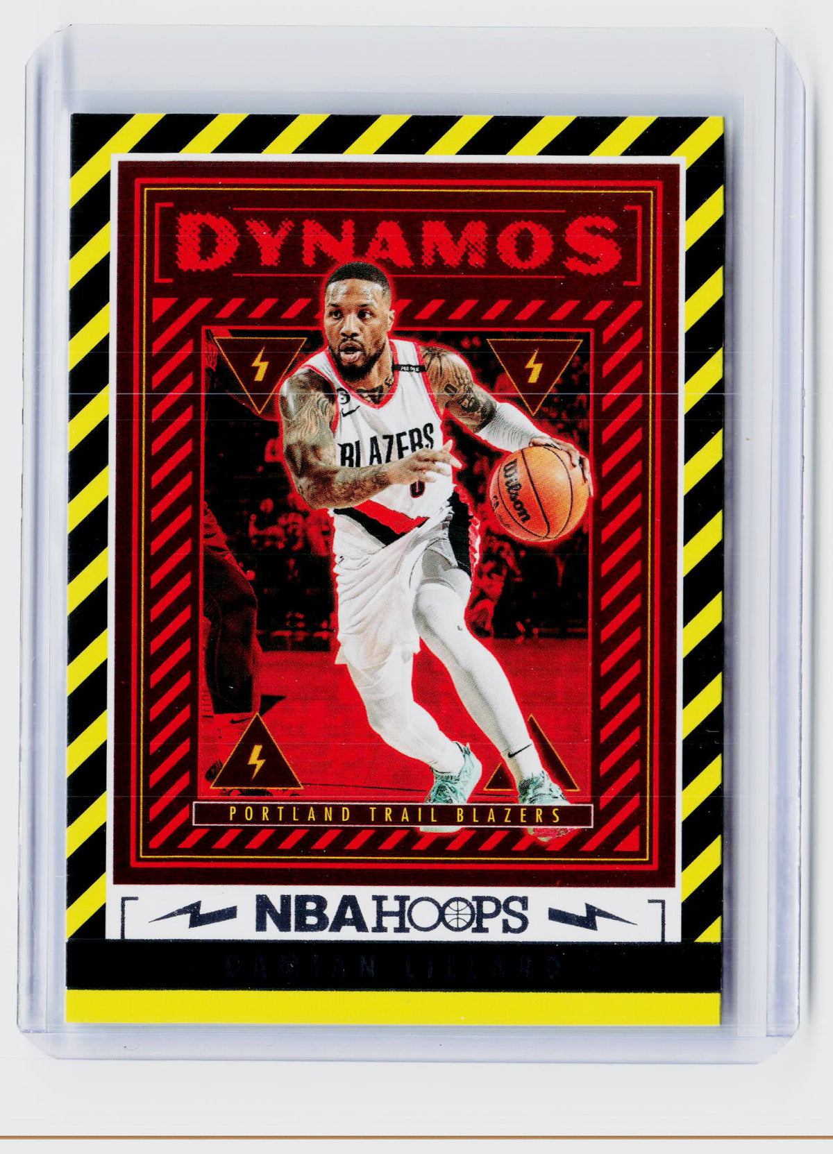 2023-24 Panini Hoops Dynamos Damian Lillard #4 Portland Trail Blazers - front