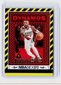 2023-24 Panini Hoops Dynamos Damian Lillard #4 Portland Trail Blazers - front
