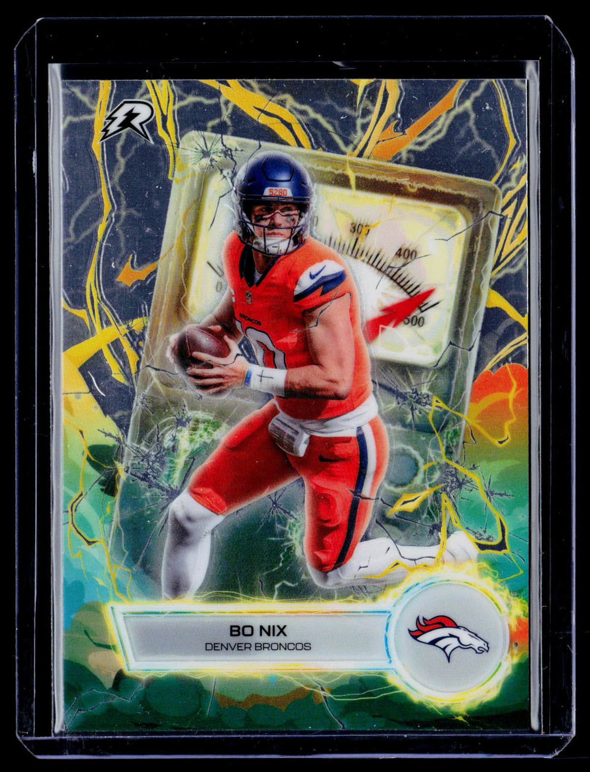 2026 Topps Voltage Bo Nix Denver Broncos VT-16 - front