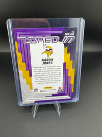 2025 Panini Score Football Zoned In Aaron Jones Jerseys #ZON-AJS - back