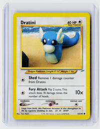 2002 Pokémon Neo Destiny Dratini #63/105 - front