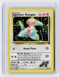 2000 Pokémon Gym Challenge Sabrina's Porygon #98/132 - front