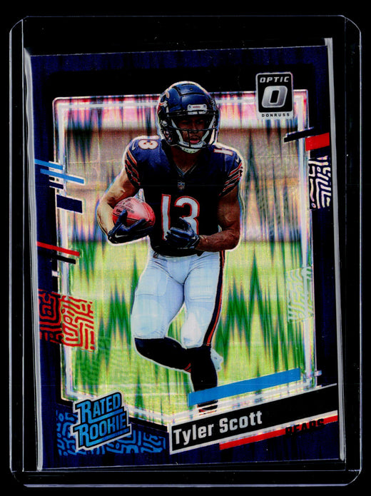 2023 Panini Donruss Optic Tyler Scott Rated Rookie #218 Chicago Bears - front