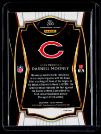 2020 Panini Select Football Premier Level Darnell Mooney RC #200 Chicago Bears - back
