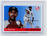 2025 Topps Chrome Refractor #227 CC Sabathia New York Yankees Autograph - front