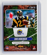 2023 Panini Absolute Ground Hogs GH-25 Eric Dickerson Rams Memorabilia /199 - back